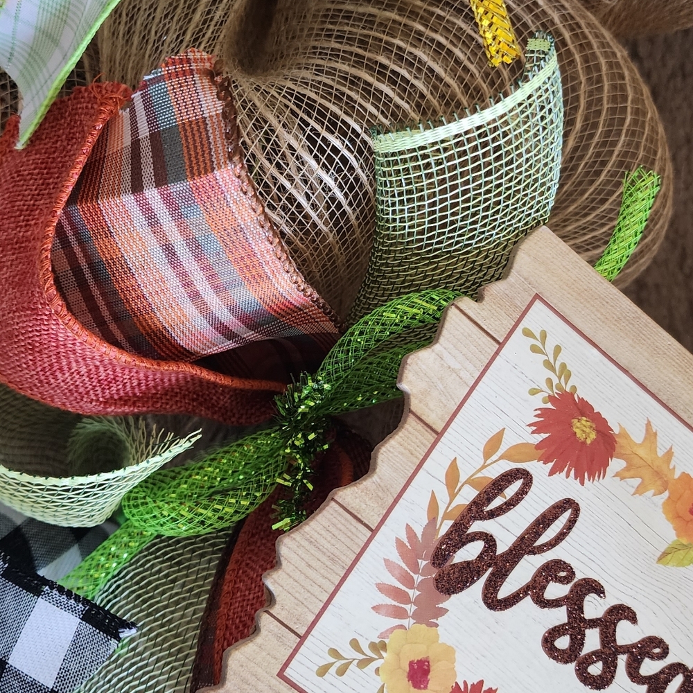 Fall / Thanksgiving Wreath - Picture 5 of 5